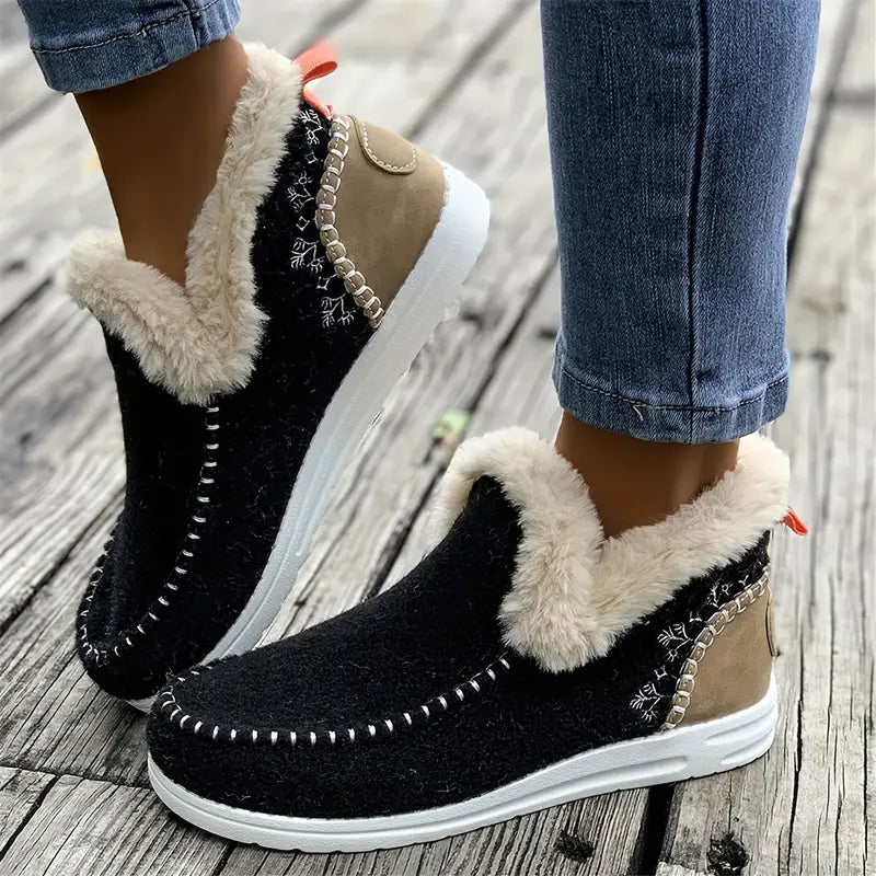 WINTARRA™ WOMEN'S PLUSH-LINED ORTHOPEDIC LOAFERS