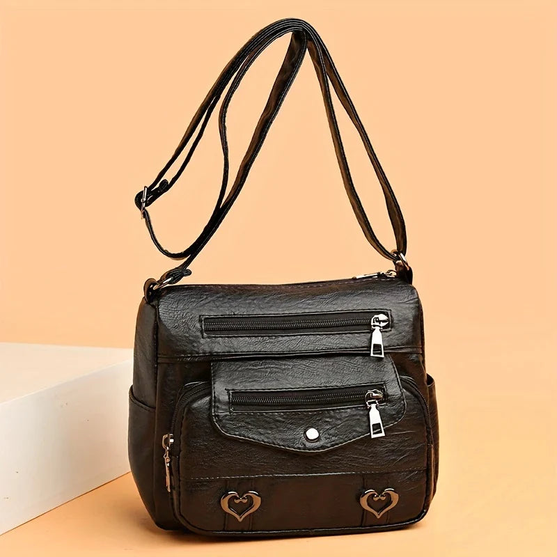 SWEETHEART CHARM™ — CHIC HEART CHARM CROSSBODY BAG FOR WOMEN