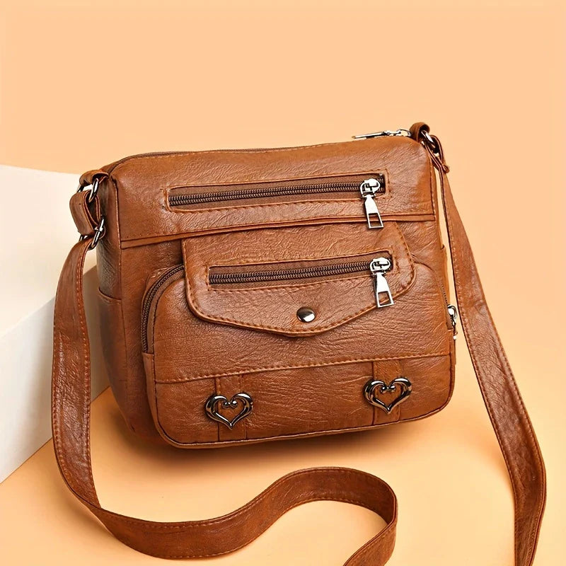 SWEETHEART CHARM™ — CHIC HEART CHARM CROSSBODY BAG FOR WOMEN