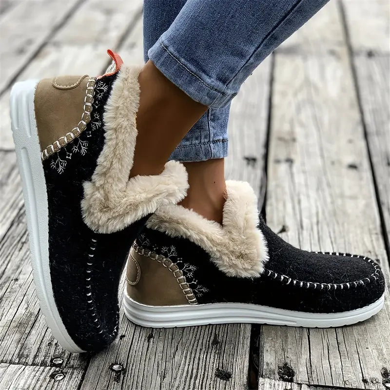 WINTARRA™ WOMEN'S PLUSH-LINED ORTHOPEDIC LOAFERS
