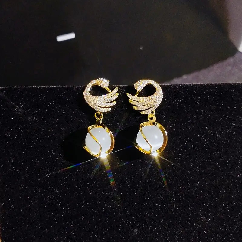 GISELLE™ BLACK WATER DROP EARRINGS