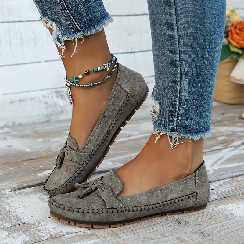 CERES | WHEAT-EMBELLISHED COMFORT-FIT LOAFERS