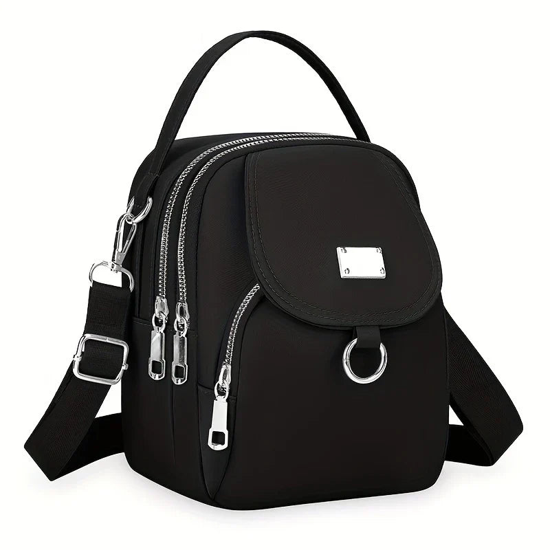 MODA CARRY™ — WOMEN’S OXFORD CLOTH MESSENGER BAG