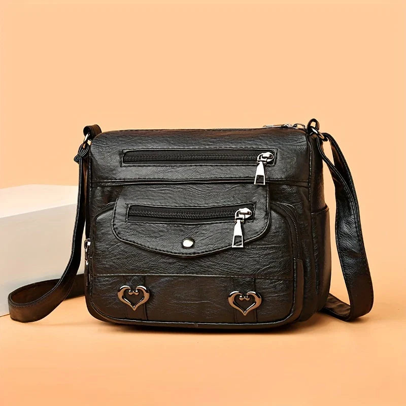 SWEETHEART CHARM™ — CHIC HEART CHARM CROSSBODY BAG FOR WOMEN