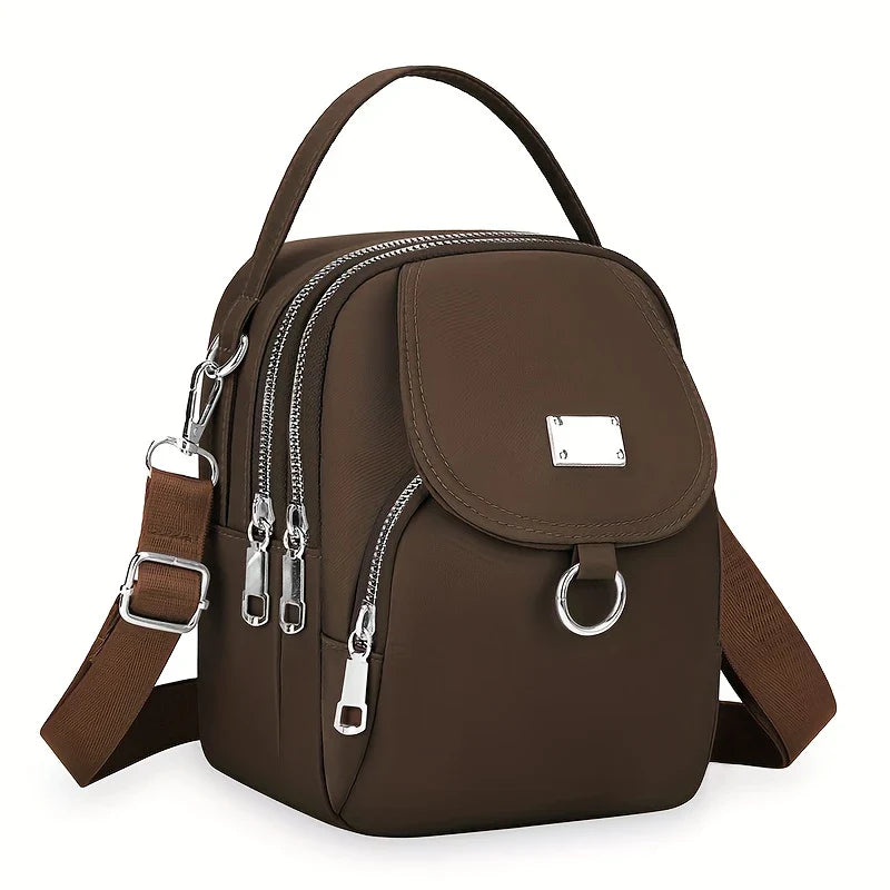 MODA CARRY™ — WOMEN’S OXFORD CLOTH MESSENGER BAG