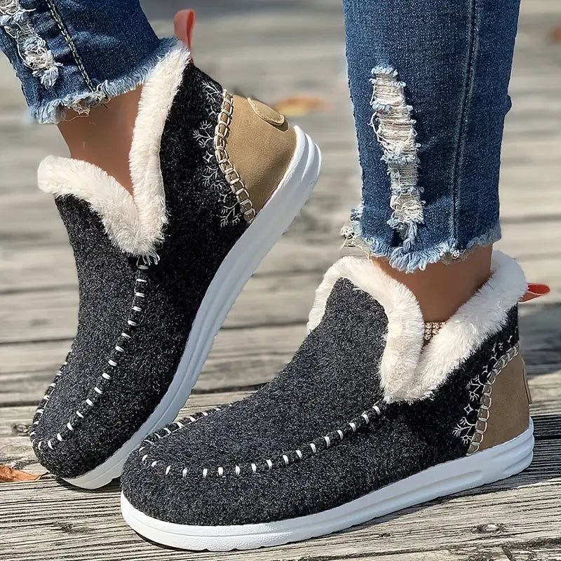 WINTARRA™ WOMEN'S PLUSH-LINED ORTHOPEDIC LOAFERS