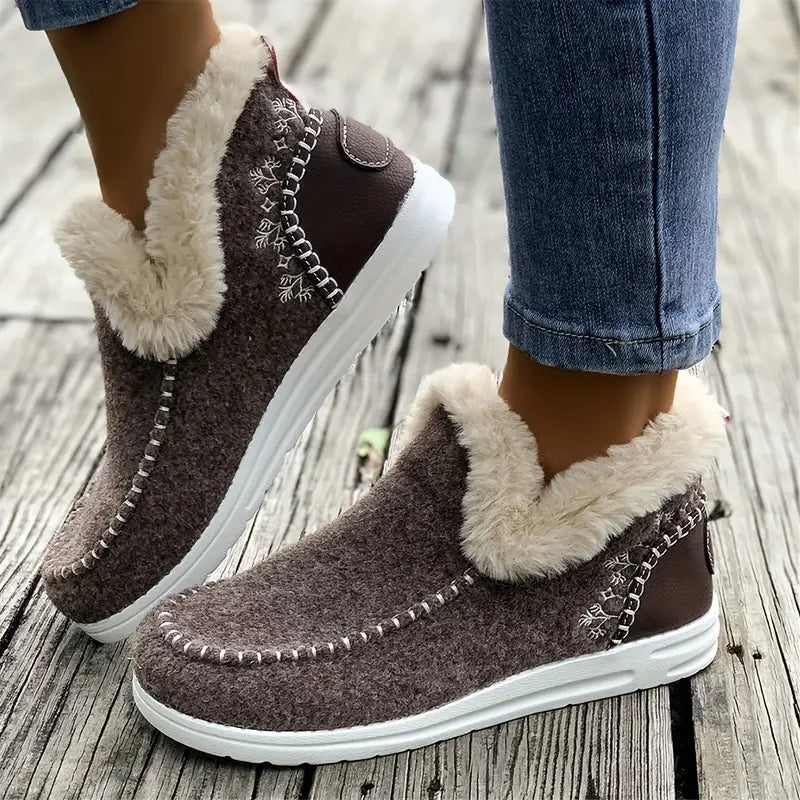 WINTARRA™ WOMEN'S PLUSH-LINED ORTHOPEDIC LOAFERS