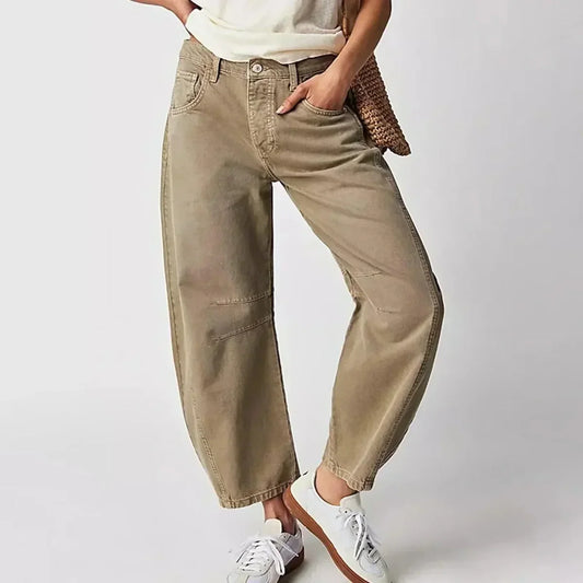 CALVÉA™ WIDE-LEG HIGH-WAIST JEANS