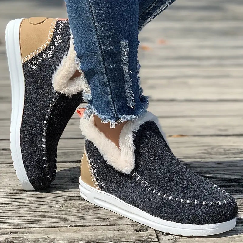 WINTARRA™ WOMEN'S PLUSH-LINED ORTHOPEDIC LOAFERS