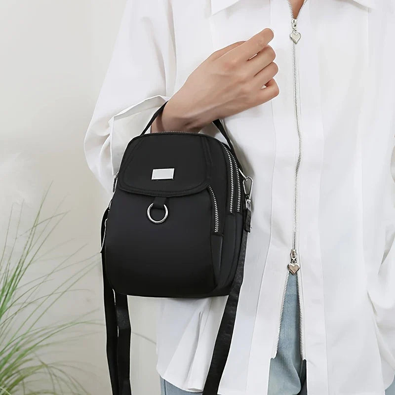 MODA CARRY™ — WOMEN’S OXFORD CLOTH MESSENGER BAG
