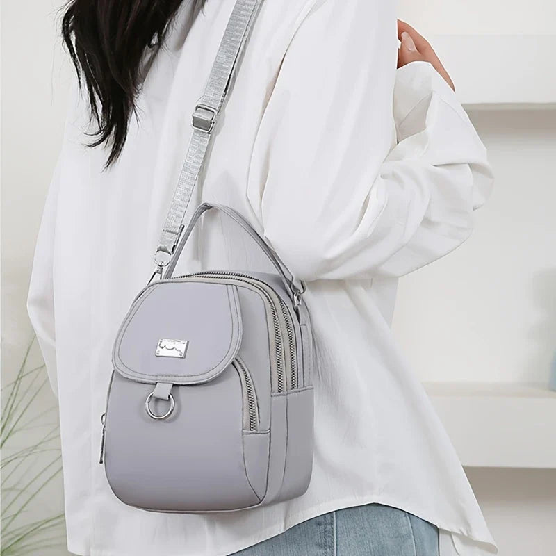 MODA CARRY™ — WOMEN’S OXFORD CLOTH MESSENGER BAG