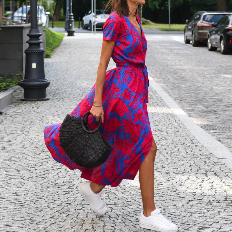 FLORAVIVE™ – SPRING/SUMMER FLORAL PRINT DRESS
