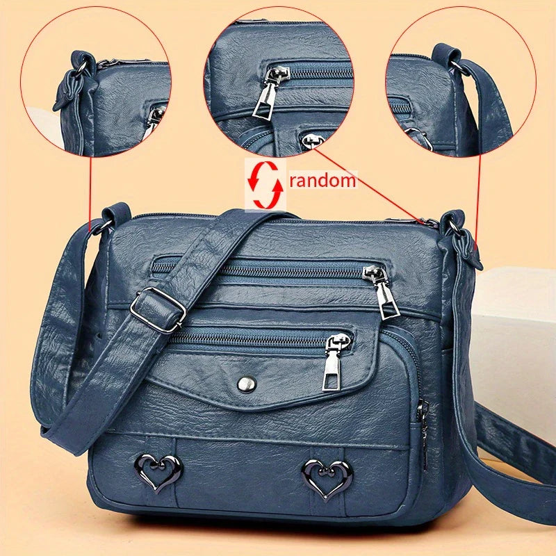 SWEETHEART CHARM™ — CHIC HEART CHARM CROSSBODY BAG FOR WOMEN