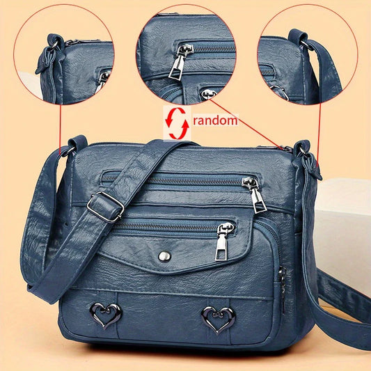 SWEETHEART CHARM™ — CHIC HEART CHARM CROSSBODY BAG FOR WOMEN
