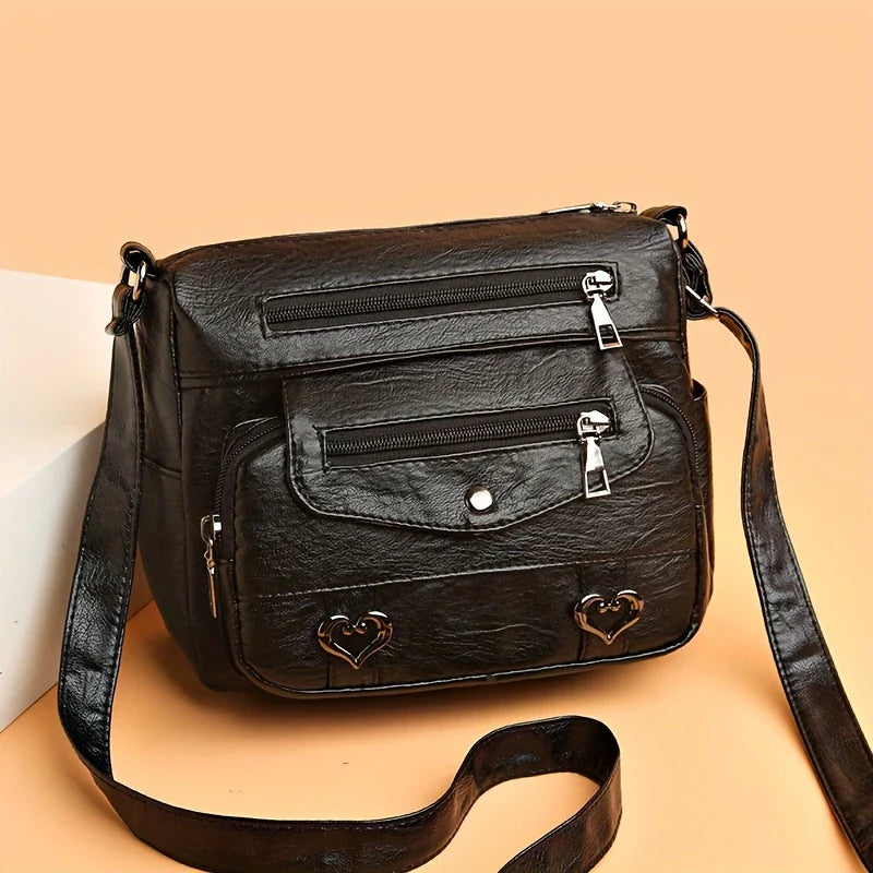 SWEETHEART CHARM™ — CHIC HEART CHARM CROSSBODY BAG FOR WOMEN