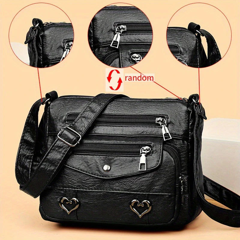 SWEETHEART CHARM™ — CHIC HEART CHARM CROSSBODY BAG FOR WOMEN